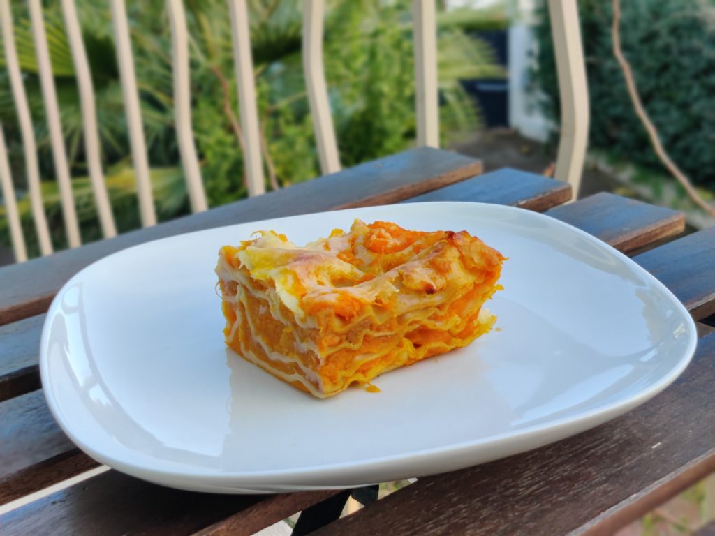 Lasagnes De Courge Butternut à La Châtaigne - Bicyclette Et Potiron